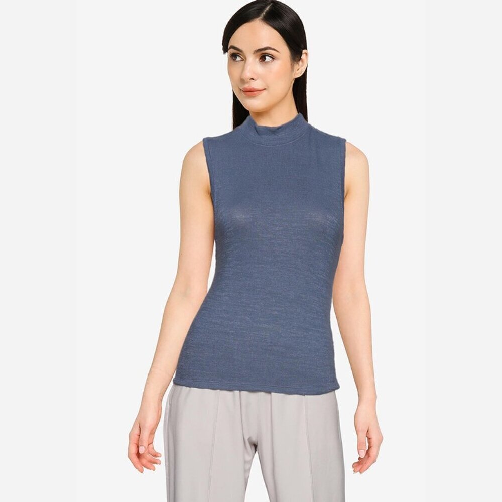 NEW, Abercrombie & Fitch Soft AF Knit Sleeveless Turtleneck